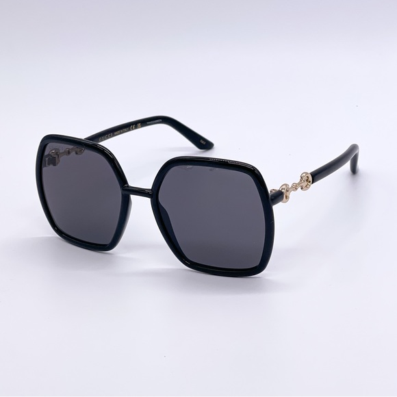 NEW GUCCI GG0890S 001 SQUARE FRAME SUNGLASSES GUCCI GG0890S BLACK - Picture 5 of 14